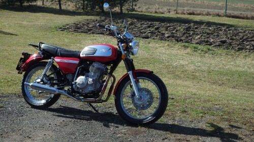 JAWA 350 OHC Červená