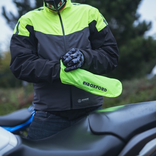 NÁVLEKY NA RUKAVICE RAINSEAL OVERGLOVES, OXFORD (ČERNÉ)